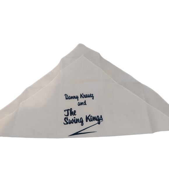 VTG Swing Band Pocket Square D Krausz And The Swing Kings 1930-40 Style Art Deco - Picture 2 of 6